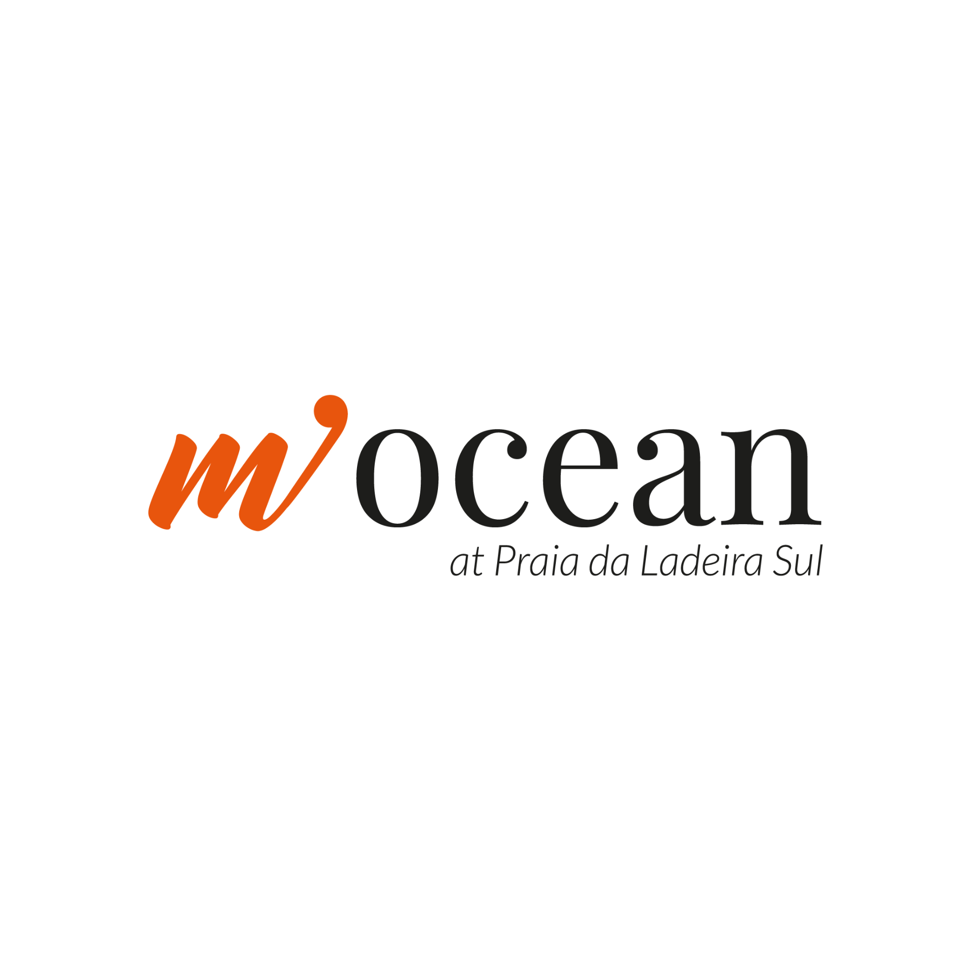 Logótipo M'Ocean - Marca de Estilo de Vida Costeiro