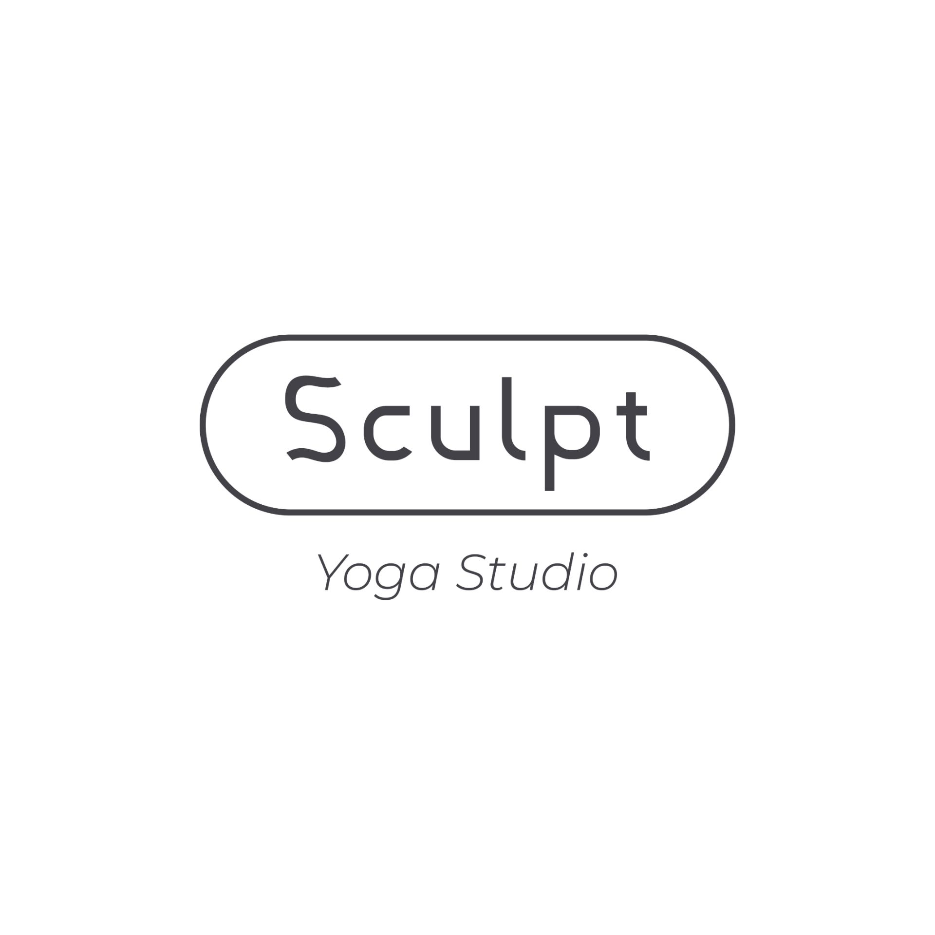 Logótipo Sculpt Yoga Studio - Aulas de Yoga em Braga