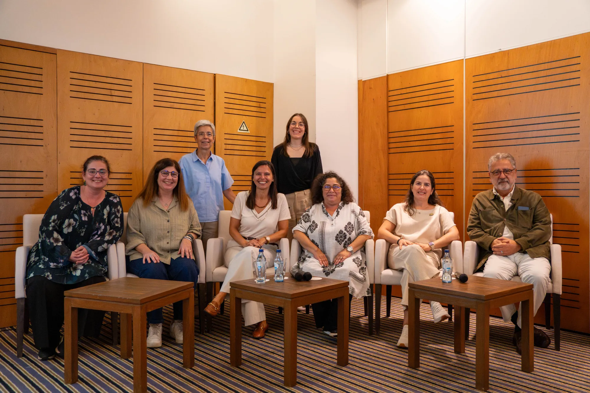 Retrato dos oradores principais