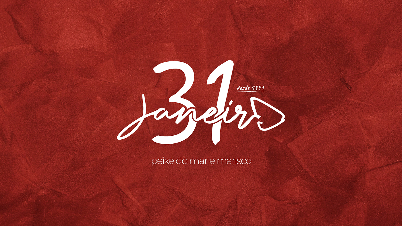 Restaurante 31 de Janeiro - Aplicação da Marca em Fachada