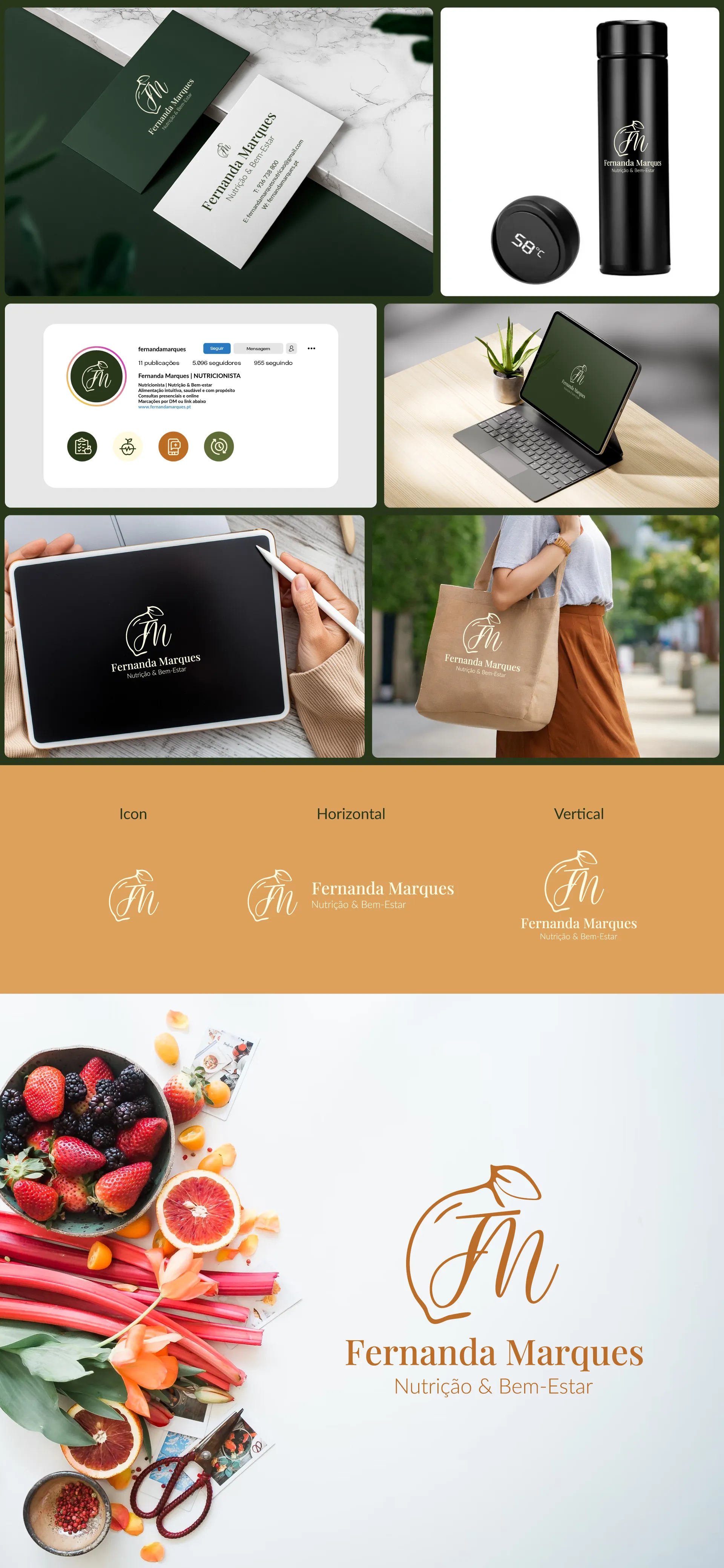 Variações de cor da marca