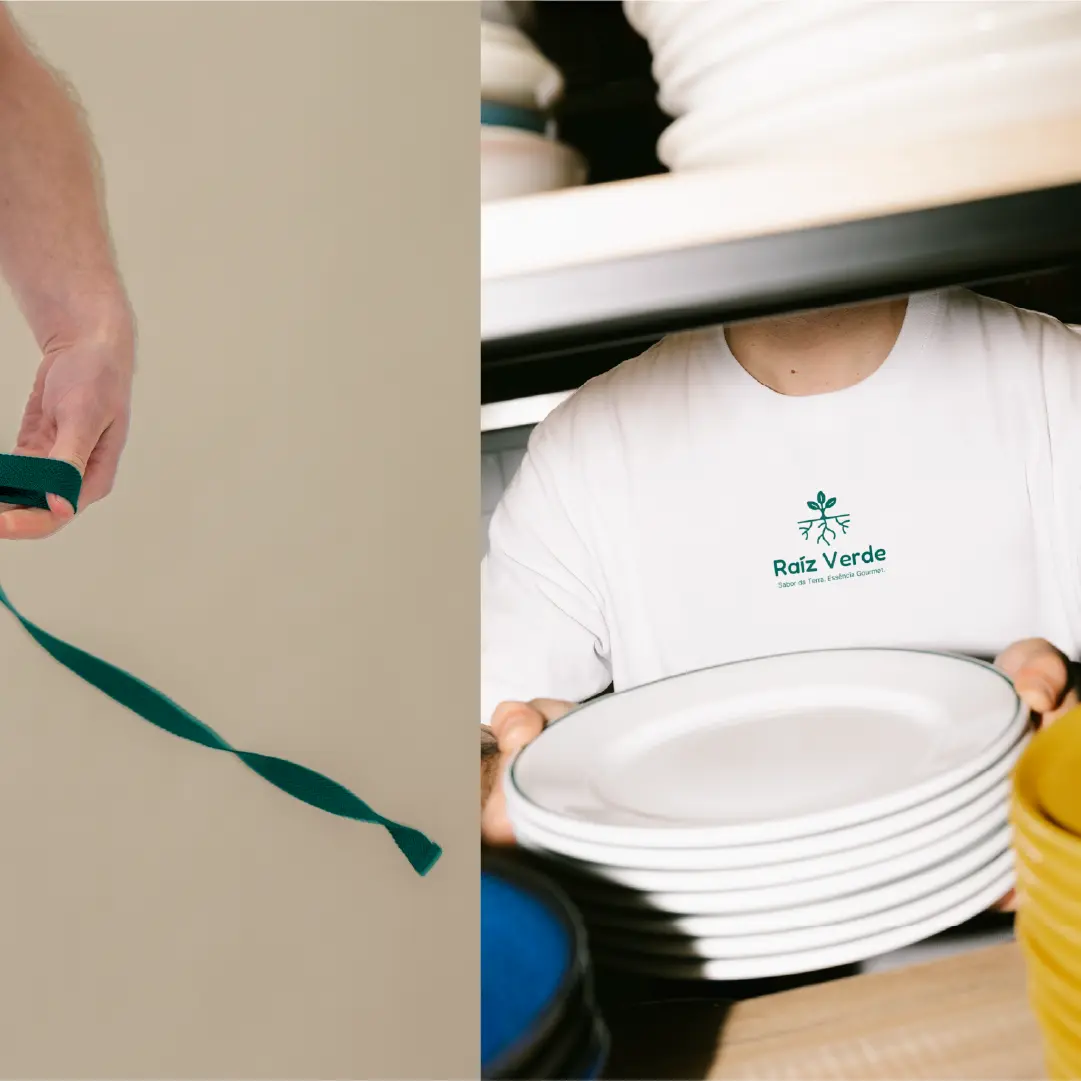 Raíz Verde - Design de Menu e Estacionário