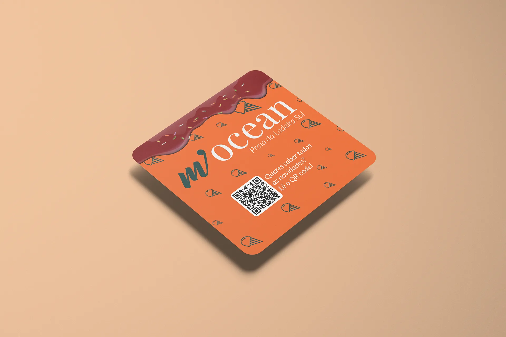 Detalhe de ilustração surf