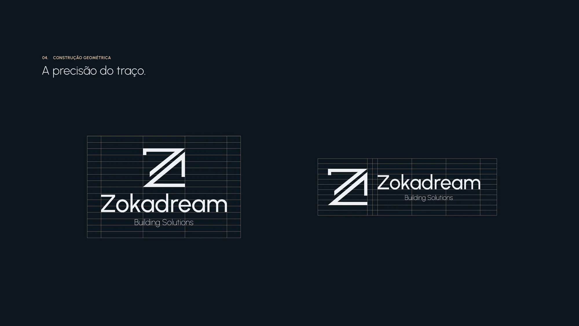 Manual de Identidade Visual Zokadream - Construção do Logótipo